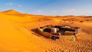Morocco desert camping