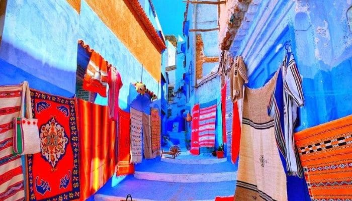 Chefchaouen's blue streets