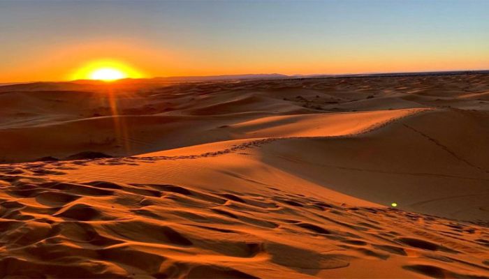 Sunset in Erg Chebbi